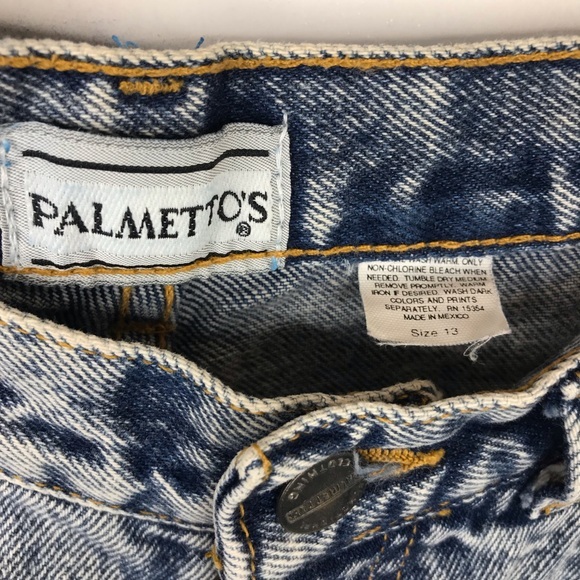Vintage 90’s Y2K Palmetto Acid Wash Straight Leg High Waisted Mom Jeans - Picture 6 of 8